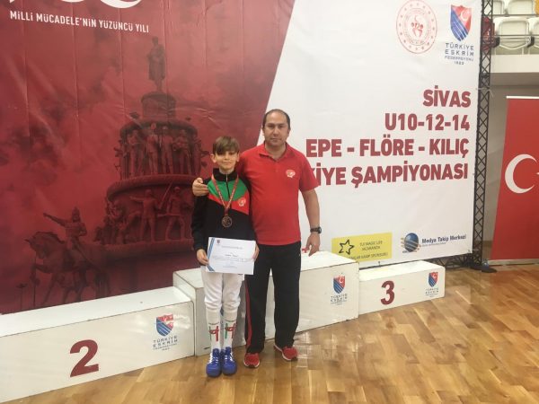04.07.2019 Sivas Eskrim Türkiye Şampiyonası U10 Erkekler Kılıç Candeniz Berrak 5.inci