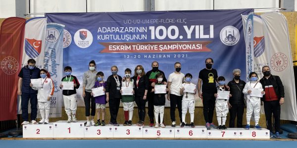 12-20 HAZİRAN 2021 Adapazarı’nın Kurtuluşunun 100. Yılı Eskrim Türkiye Şampiyonası U10 ERKEKLER KILIÇ ALP GİRAY BAYRAK 5.NCİ