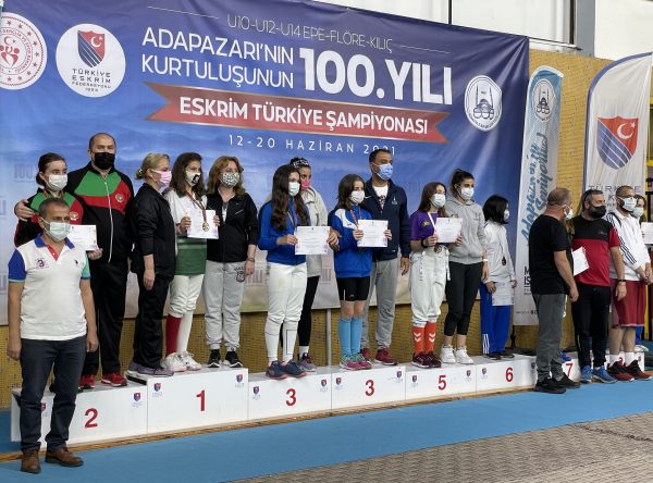 12-20 HAZİRAN 2021 Adapazarı’nın Kurtuluşunun 100. Yılı Eskrim Türkiye Şampiyonası U12 KIZLAR KILIÇ İREM MELEK BAYRAK 2.NCİ